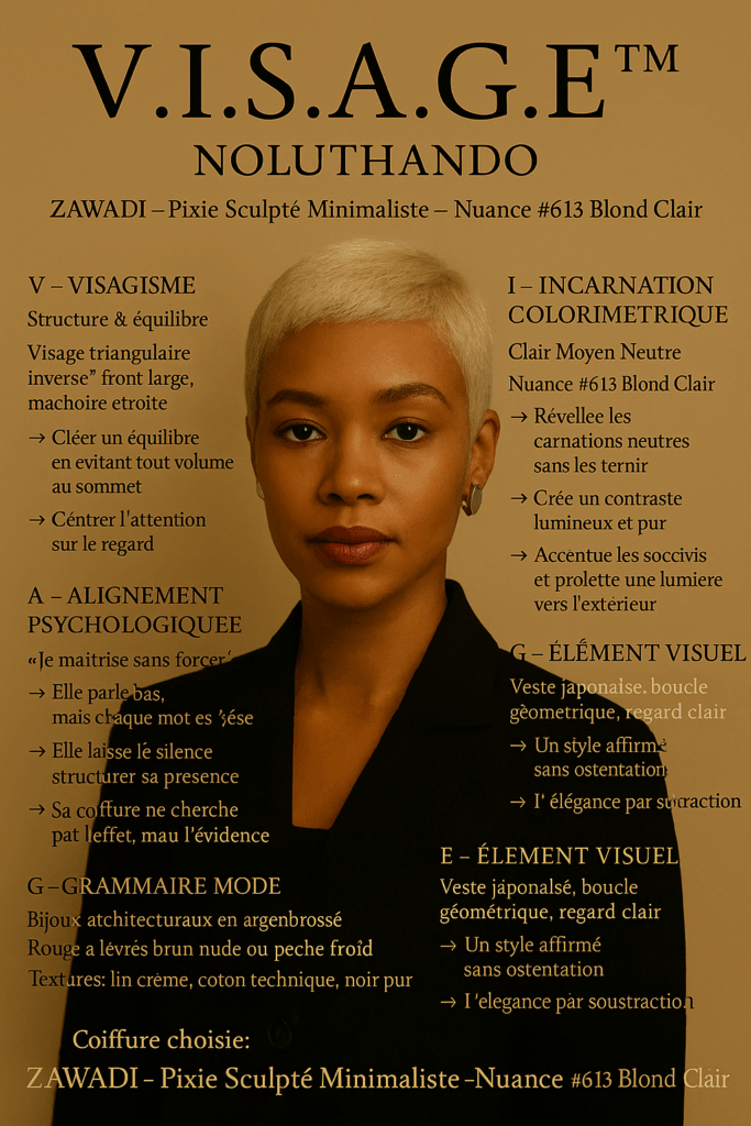 Zawadi #613 sur Noluthando : Une perruque lumineuse pour femmes audacieuses et raffinées