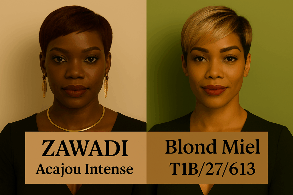 Zawadi : Acajou Intense ou Blond Miel T1B/27/613 ? Le match expert - 1536 pixels-1024 pixels
